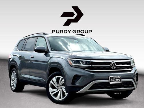 Platinum Gray Metallic 2023 Volkswagen Atlas 3.6L SE w/Technology