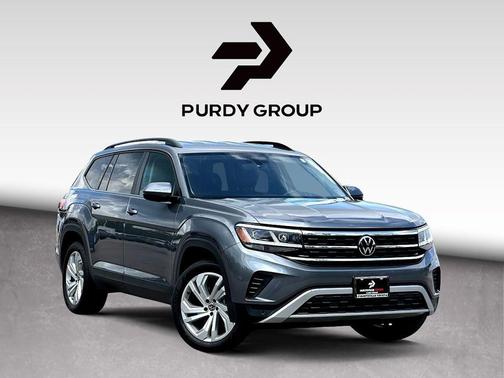 Platinum Gray Metallic 2023 Volkswagen Atlas 3.6L SE w/Technology