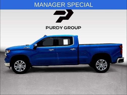 Glacier Blue Metallic 2022 Chevrolet Silverado 1500 LTZ