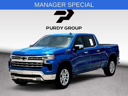 Glacier Blue Metallic 2022 Chevrolet Silverado 1500 LTZ
