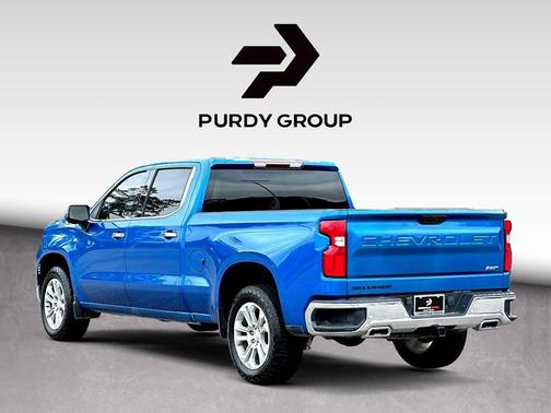 Glacier Blue Metallic 2022 Chevrolet Silverado 1500 LTZ