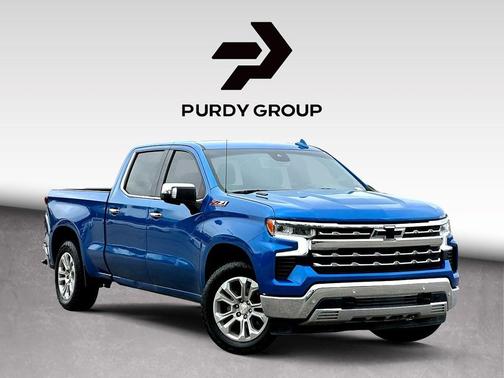 Glacier Blue Metallic 2022 Chevrolet Silverado 1500 LTZ