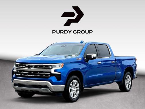 Glacier Blue Metallic 2022 Chevrolet Silverado 1500 LTZ
