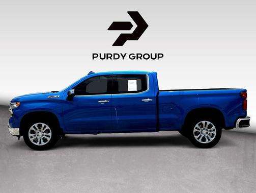 Glacier Blue Metallic 2022 Chevrolet Silverado 1500 LTZ