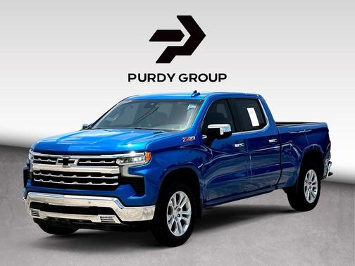 Glacier Blue Metallic 2022 Chevrolet Silverado 1500 LTZ