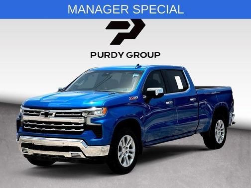 Glacier Blue Metallic 2022 Chevrolet Silverado 1500 LTZ