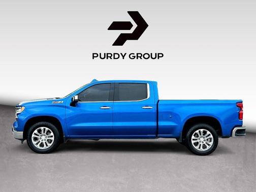 Glacier Blue Metallic 2022 Chevrolet Silverado 1500 LTZ