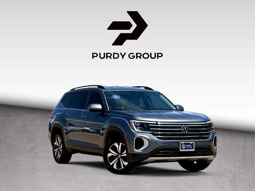 Platinum Gray Metallic 2024 Volkswagen Atlas 2.0T SE