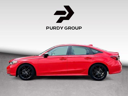 Rallye Red 2025 Honda Civic Sport