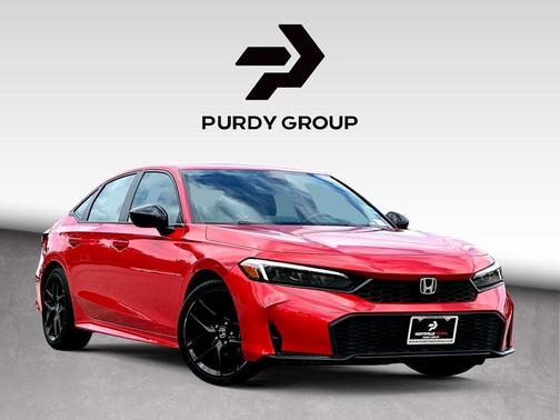 Rallye Red 2025 Honda Civic Sport