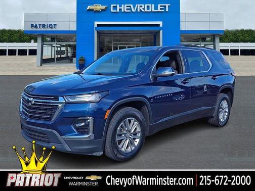 Blue Metallic 2023 Chevrolet Traverse LT Cloth