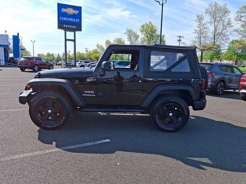 Black 2017 Jeep Wrangler Sport