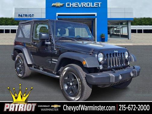 Black 2017 Jeep Wrangler Sport