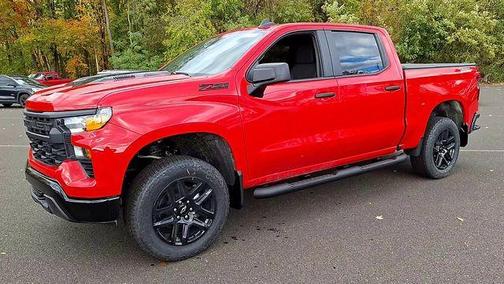 Red 2026 Chevrolet Silverado 1500 Custom Trail Boss
