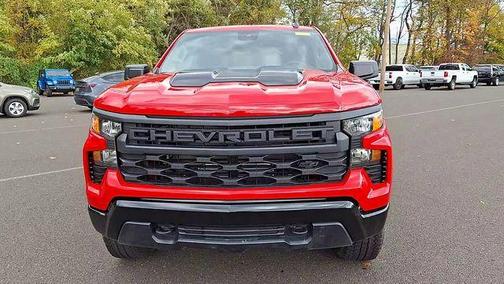 Red 2026 Chevrolet Silverado 1500 Custom Trail Boss