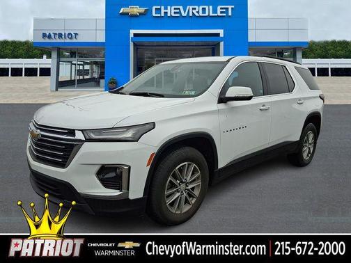 Summit White 2023 Chevrolet Traverse LT Cloth