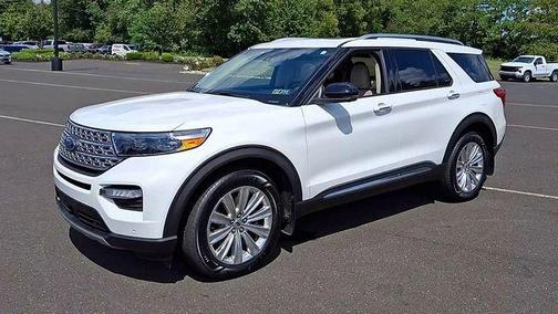 White 2021 Ford Explorer Limited