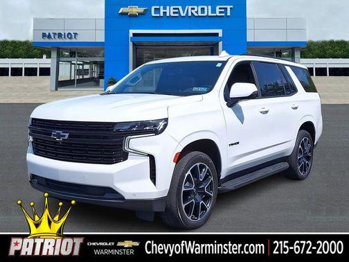 Summit White 2023 Chevrolet Tahoe RST