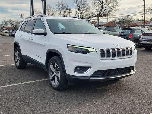 Bright White Clearcoat 2019 Jeep Cherokee Limited