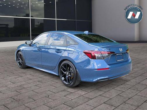 Blue Lagoon Pearl 2026 Honda Civic Hybrid Sport