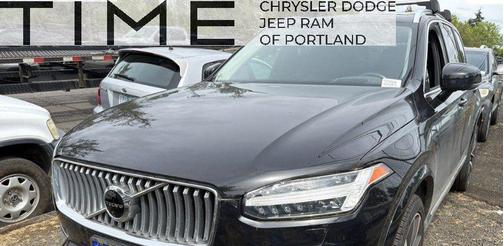 Onyx Black Metallic 2021 Volvo XC90 Recharge Plug-In Hybrid T8 Inscription Expression 7 Passenger