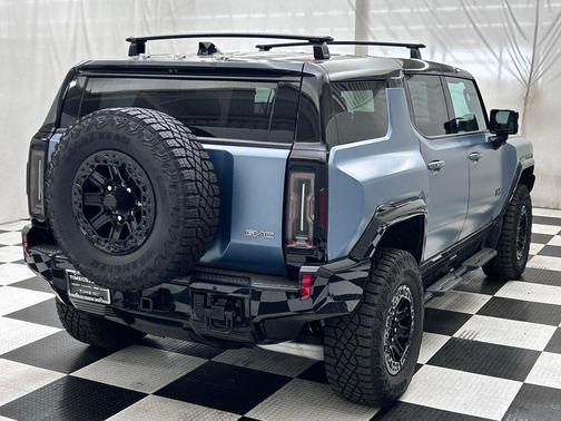Neptune Blue Matte 2024 GMC HUMMER EV SUV 3X