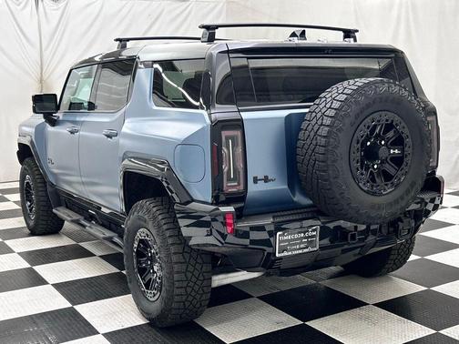 Neptune Blue Matte 2024 GMC HUMMER EV SUV 3X