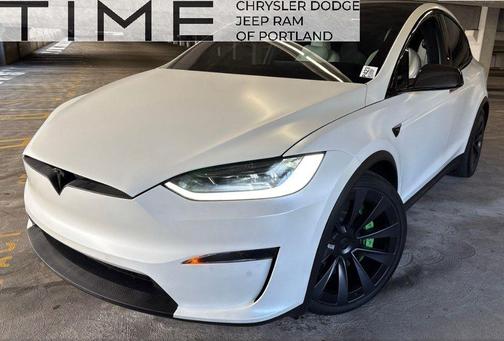 White 2022 Tesla Model X Plaid Tri Motor All-Wheel Drive