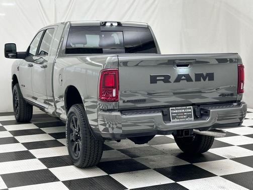 Ceramic Gray Clearcoat 2026 RAM 3500 Laramie Mega Cab 4x4 6'4' Box