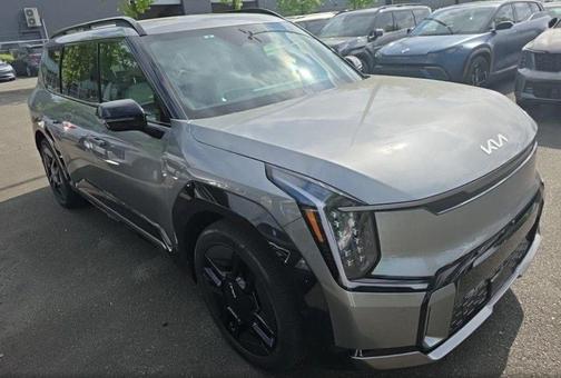 Pebble Gray 2024 Kia EV9 GT-Line