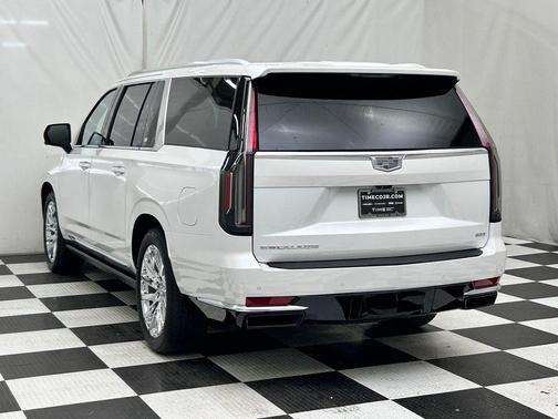 Crystal White Tricoat 2023 Cadillac Escalade ESV Premium Luxury Platinum