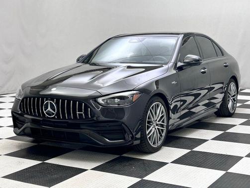 Gray 2024 Mercedes-Benz AMG C 43 4MATIC