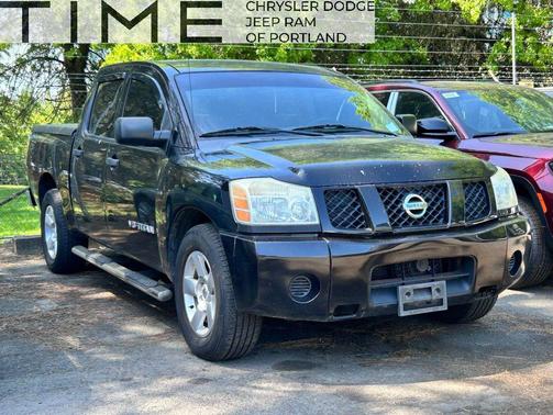Galaxy Black Metallic 2006 Nissan Titan XE Crew Cab