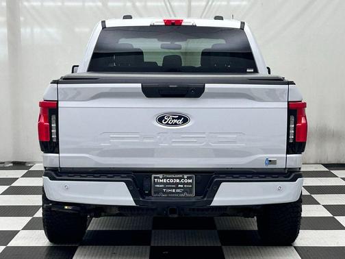 Space White Metallic 2025 Ford F-150 Lightning Flash