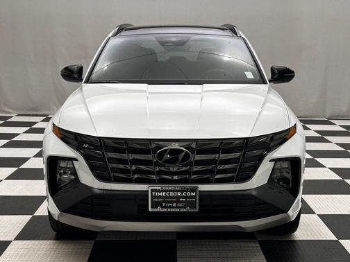 White Pearl 2024 Hyundai TUCSON Hybrid N Line