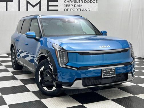 Ocean Blue 2024 Kia EV9 Land