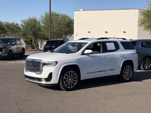 Summit White 2023 GMC Acadia Denali