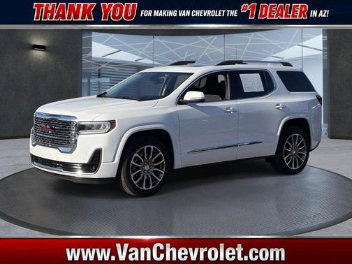 Summit White 2023 GMC Acadia Denali