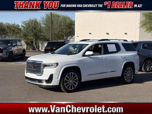 Summit White 2023 GMC Acadia Denali