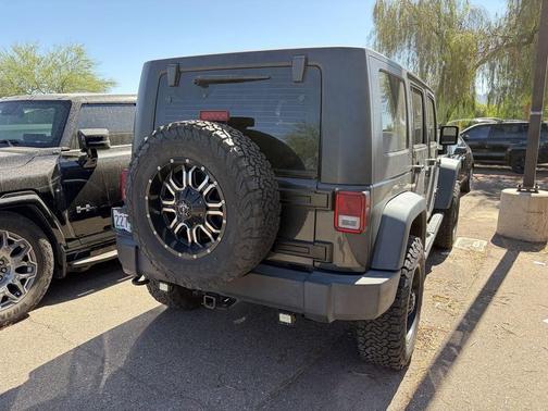 Gray 2010 Jeep Wrangler Unlimited Sport