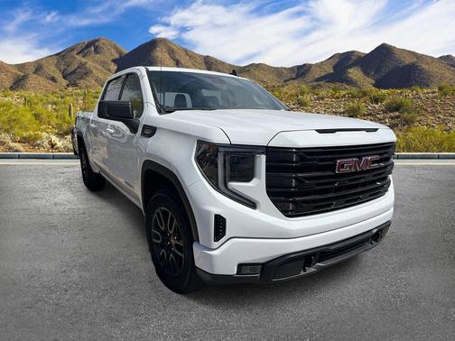 Summit White 2025 GMC Sierra 1500 Elevation