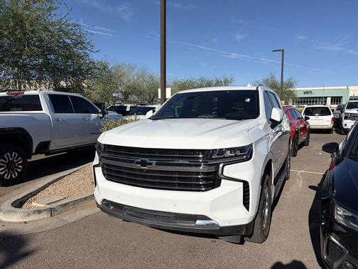 Summit White 2022 Chevrolet Tahoe LT