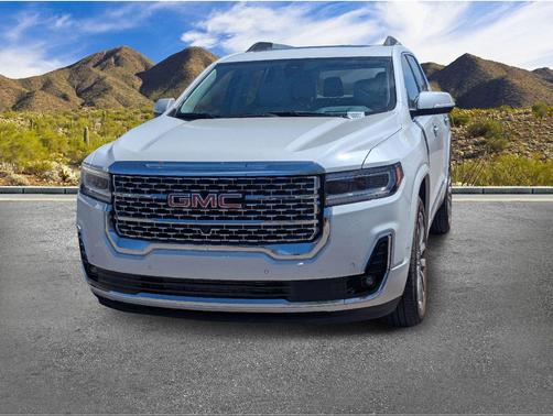 White Frost Tricoat 2023 GMC Acadia Denali