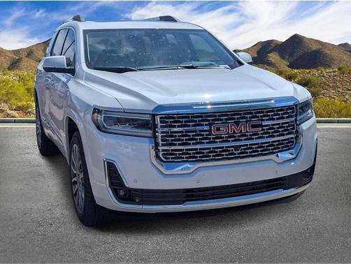 White Frost Tricoat 2023 GMC Acadia Denali