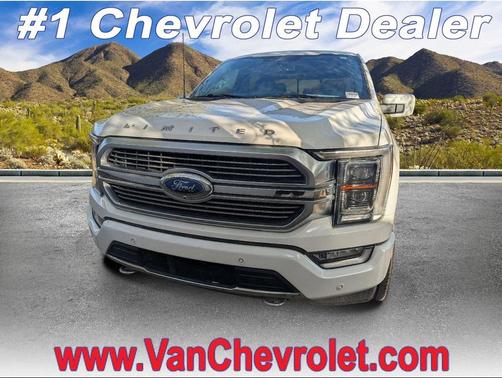 Star White Metallic Tri-Coat 2023 Ford F-150 Limited Truck