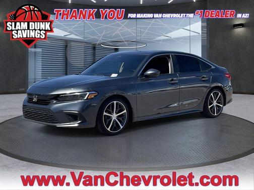 Gray 2023 Honda Civic Touring