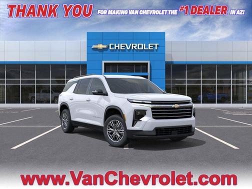 Polar White Tricoat 2026 Chevrolet Traverse LT