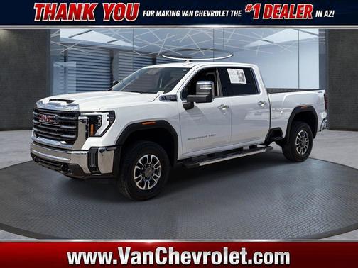 Summit White 2025 GMC Sierra 2500 SLT