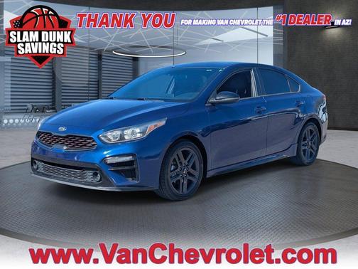 Deep Sea Blue 2021 Kia Forte GT-Line