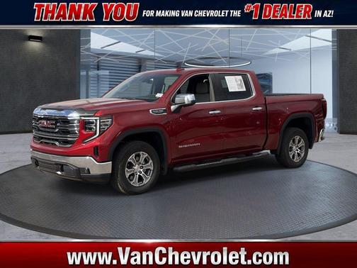 Volcanic Red Tintcoat 2024 GMC Sierra 1500 SLT